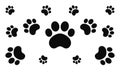 dog footprint,Paw footprint,cat footprint