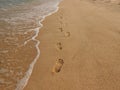 Footprints Royalty Free Stock Photo