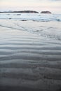 footprints in sand, photo as a background , taken in Samara, Nicoya, Costa rica central america Royalty Free Stock Photo