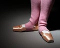 Foots of ballet dancer Royalty Free Stock Photo