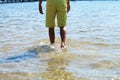 Foots in the water Royalty Free Stock Photo