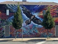 Street Art Dog hawk