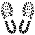 Footstep icon Royalty Free Stock Photo