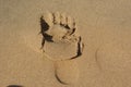 Footstep in The Sand