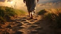 Footsteps of Faith Journey at Dusk