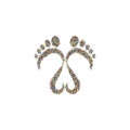 Footsteps logo icon