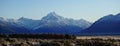 Footsteps of Lord of the Rings: Mount Cook New Zealand Royalty Free Stock Photo