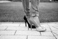 Footwear fashion, style Royalty Free Stock Photo