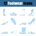 Footwear Icon Set