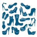 Footwear icons