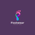 Footwear logo icon design vector concept shoe shop logo design concept