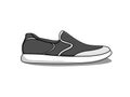 grey shoe vector