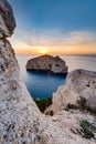 Foradada Island in Sardinia, Italy