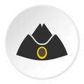 Forage cap icon circle