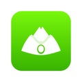 Forage cap icon digital green