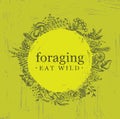 Foraging Wild Food Gathering Nature Friendly Sign Concept. Eco Friendly Nutrition Vector Design Element Sketch Style