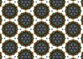 Foral Mandola Pattern Style Flowers Gentle. Hand-drawing Seamless Pattern Design Seamless Pattern Ehnic Indian Asia Ornament Royalty Free Stock Photo