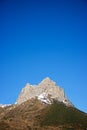Foratata Peak in the Pyrenees Royalty Free Stock Photo
