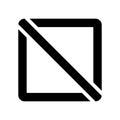 Forbbiden icon. Trendy Forbbiden logo concept on white background from User Interface and Web Navigation collection
