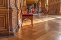 Forbidden chair inside Fontainebleau castle