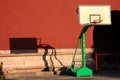 Forbidden city basketball stands Royalty Free Stock Photo