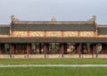 Forbidden city behind the Palace of Supreme Harmony, Imperial City inside the Citadel, Hue, Vietnam Royalty Free Stock Photo