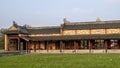 Forbidden city behind the Palace of Supreme Harmony, Imperial City inside the Citadel, Hue, Vietnam Royalty Free Stock Photo