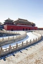 Forbidden city in Beijing, China Royalty Free Stock Photo