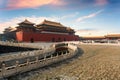 Forbidden City in Beijing ,China. Forbidden City is a palace com Royalty Free Stock Photo