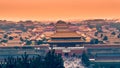 Forbidden city in beijing, China. Royalty Free Stock Photo