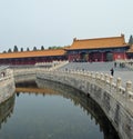 River of the golden waters and buildings, Forbidden City Beijing, China Royalty Free Stock Photo