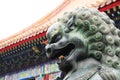 Forbidden City of China closeup lion / dragon