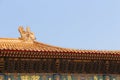 Roofs and ornaments of The Forbidden City.