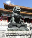 Forbidden City, Main Buildings Beijing, China Royalty Free Stock Photo