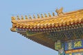 Forbidden City Roof Corner Royalty Free Stock Photo