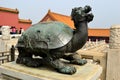 Turtle Dragon Statue, Forbidden City, Beijing China Royalty Free Stock Photo