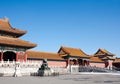 The Forbidden City view Royalty Free Stock Photo