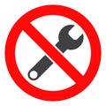 Vector Forbidden Repair Icon