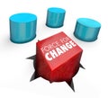 Force For Change Square Peg Improve Increase Success Performance