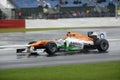 Force india F1 Royalty Free Stock Photo