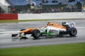 Force india F1 Royalty Free Stock Photo