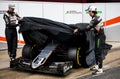 FORCE INDIA PRESENTATION - F1 TEST 2016 Royalty Free Stock Photo