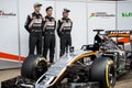 FORCE INDIA PRESENTATION - F1 TEST 2016 Royalty Free Stock Photo