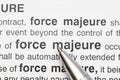 Force Majeure Royalty Free Stock Photo