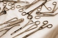 Forceps scissors and other ancient medical instruments