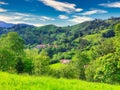Forceyeru and La Redondina villages, Pilona municipality, Asturias, Spain