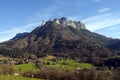 Forclaz mountain near Annecy, France