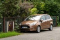 Ford B-Max MPV vehicle, with brown colour and alloy wheels Royalty Free Stock Photo