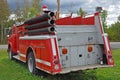 Vintage Firetruck in Potsdam, New York, USA Royalty Free Stock Photo