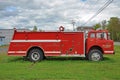 Vintage Firetruck in Potsdam, New York, USA Royalty Free Stock Photo